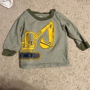 Carter’s Long Sleeve Excavator Tshirt